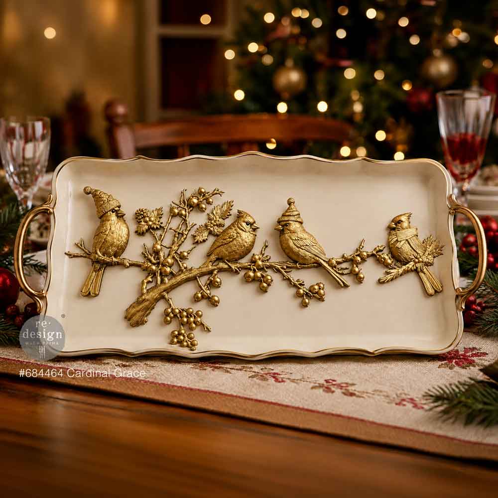 Decor Moulds® – Cardinal Grace – 1 pc, 5″x8″x8mm
