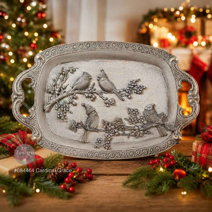 Decor Moulds® – Cardinal Grace – 1 pc, 5″x8″x8mm