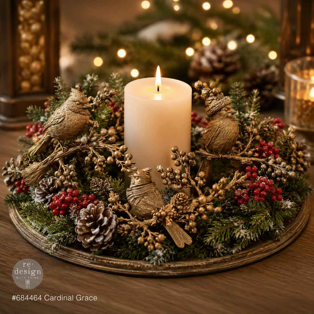 Decor Moulds® – Cardinal Grace – 1 pc, 5″x8″x8mm