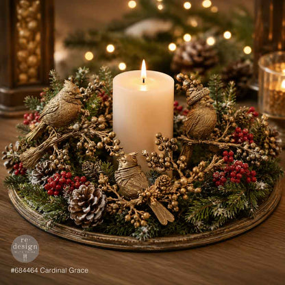 Decor Moulds® – Cardinal Grace – 1 pc, 5″x8″x8mm