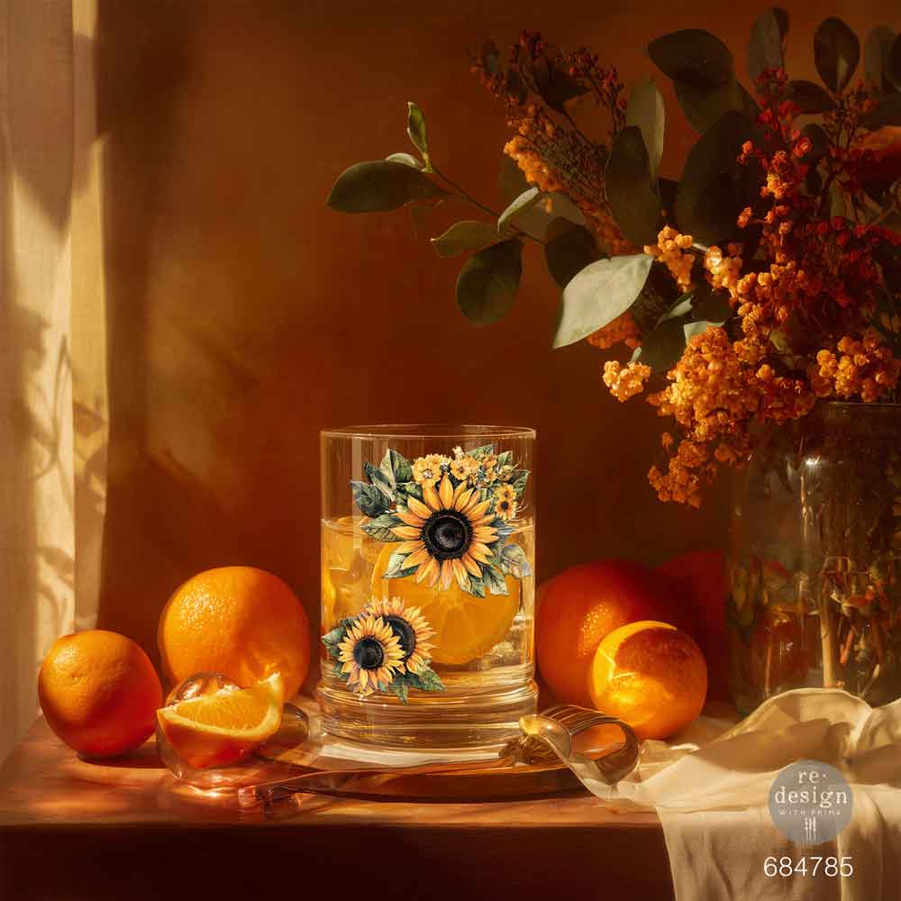 Luxe Transfers® – Sun-Drenched Harvest – 2 sheets, 3.25″x11.5″