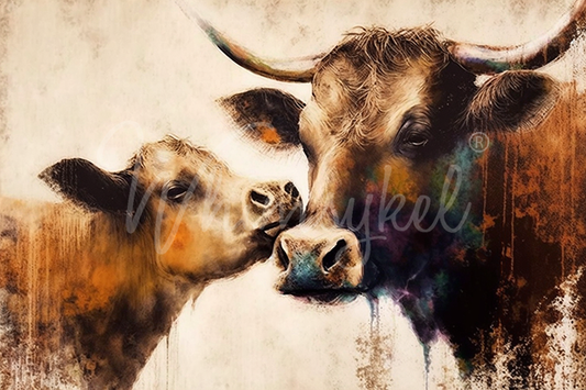 Mooving Moment - Decoupage Tissue Paper   21" x 29"