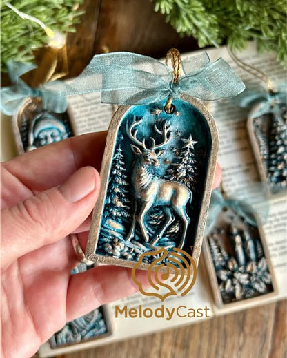 PRE-ORDER MelodyCast | Paint-Tap-Play Christmas Ornaments (Set of 6)