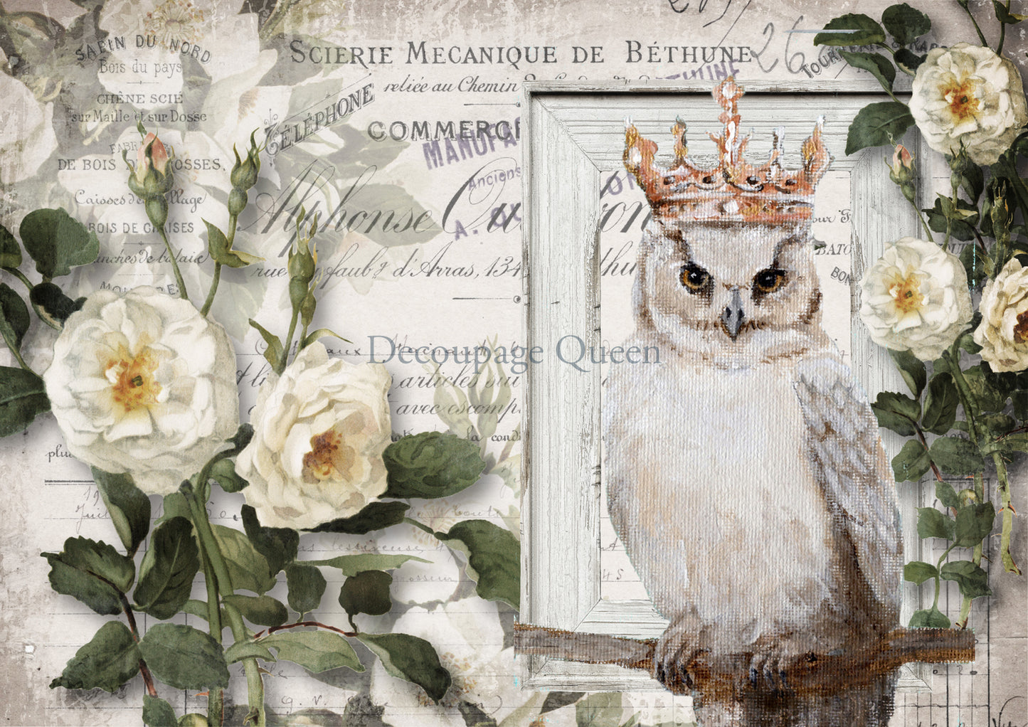 Wise Friend by Decoupage Queen