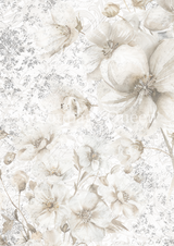 Decoupage Queen Rice Paper - Teresa Rene Art - Dainty and the Queen - Delicate Flower