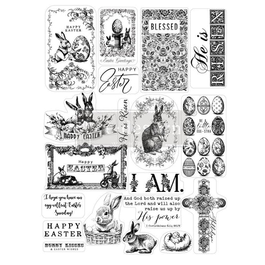 Prima Easter Promo Decor Stamp NEW SIZE   Limited Edition