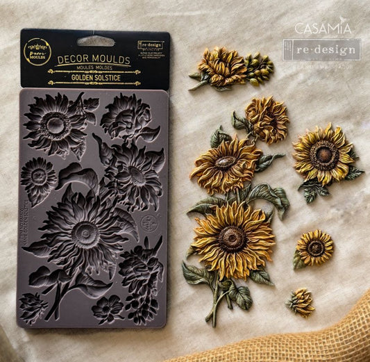 Decor Moulds® – Golden Solstice – 1 pc, 5″x8″x8mm