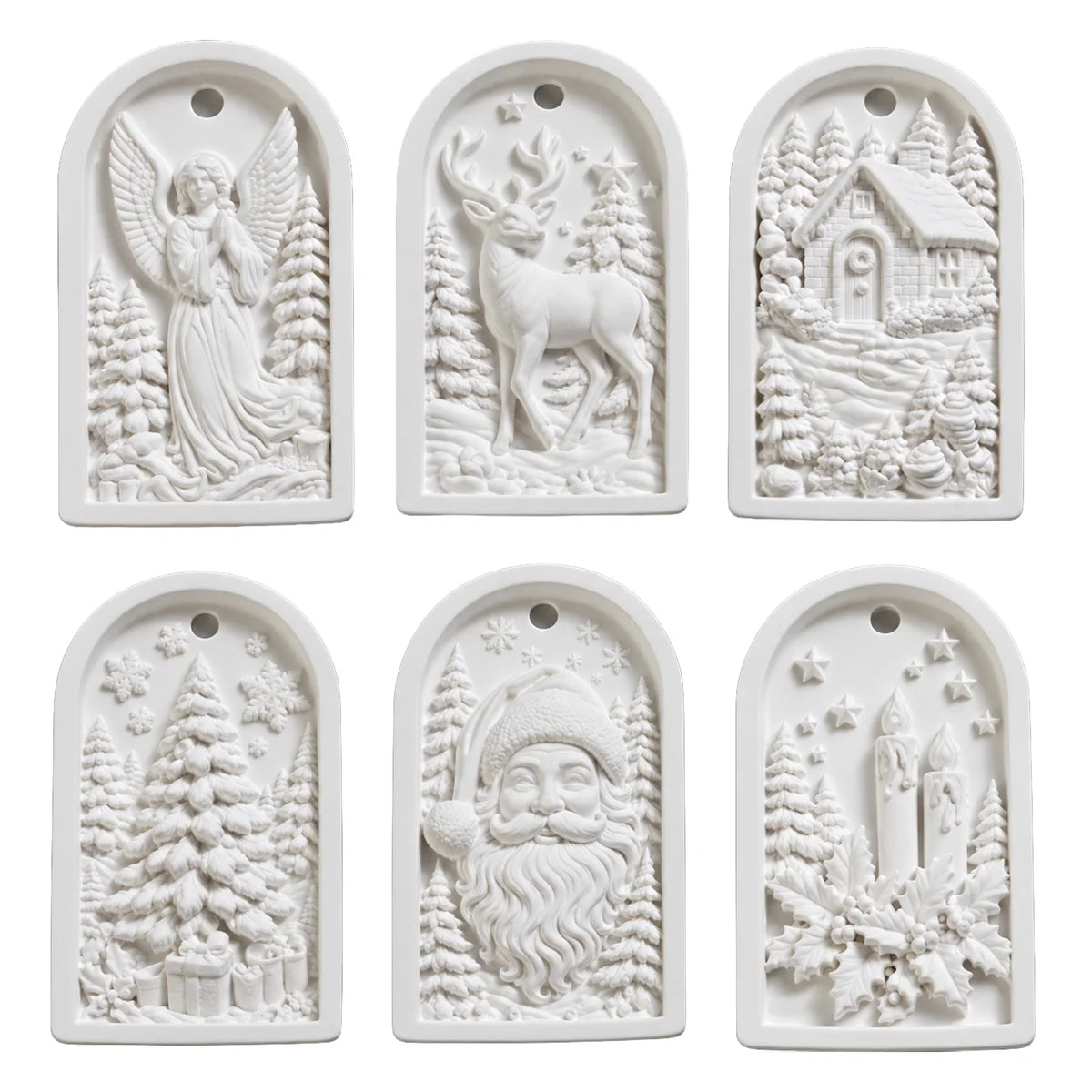 PRE-ORDER MelodyCast | Paint-Tap-Play Christmas Ornaments (Set of 6)