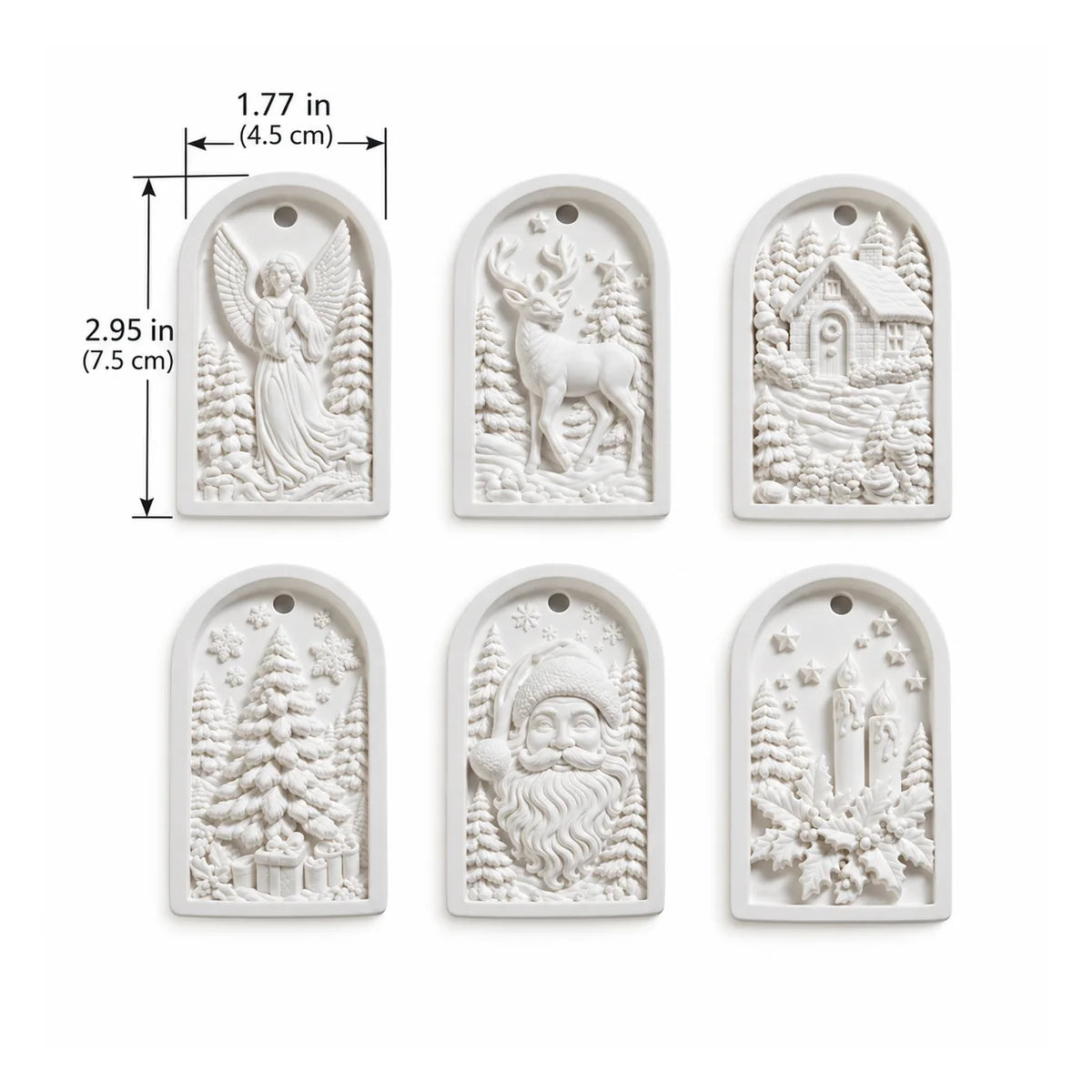 PRE-ORDER MelodyCast | Paint-Tap-Play Christmas Ornaments (Set of 6)