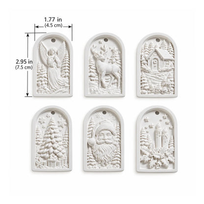 PRE-ORDER MelodyCast | Paint-Tap-Play Christmas Ornaments (Set of 6)