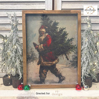 A3 Decoupage Fiber Pack – Santa’s Woodland Stroll – 3 sheets, 11.7″x16.5″