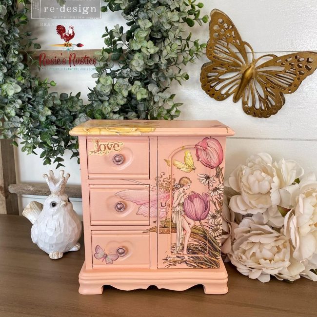 Fairy Flowers - Rub-On Furniture Decal Mini-Transfer by Redesign with Prima!
