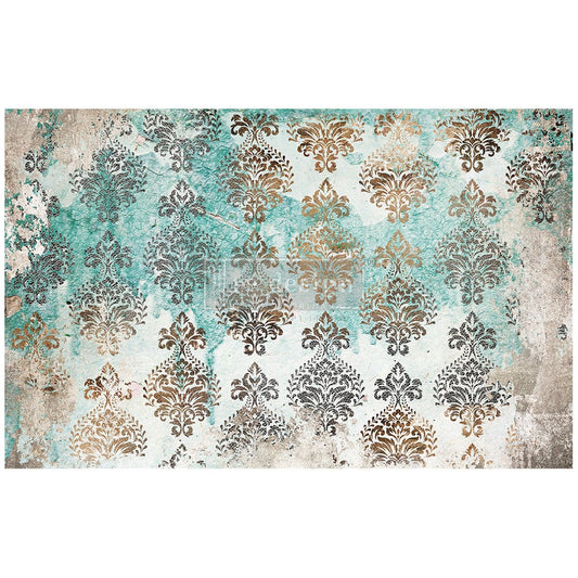 Patina Flourish - Decoupage Paper