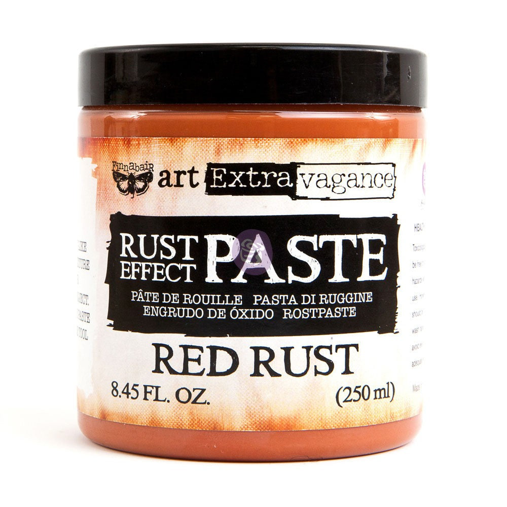 Red Rust - Finnabair Art Extravagance Rust Effect Paste - Redesign with Prima