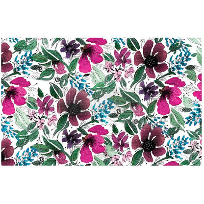 Watercolor Flora - Decoupage Paper