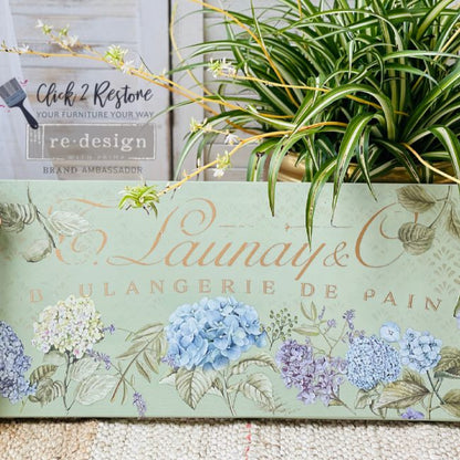 Mystic Hydrangea – Rub-On Furniture Decal Mini-Transfer by Redesign with Prima!