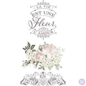 La Vie Est Une Fleur by Re Design with Prima Furniture Transfer Decal