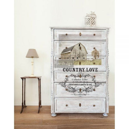 Out on the Farm - Rub-On Furniture Decal transfer by redesign with Prima!