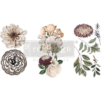 Natural Flora - Rub-On Decor Mini-Transfer by Redesign with Prima!