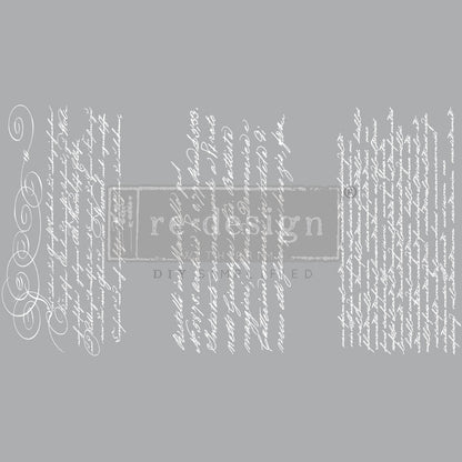 Secret Letter II - Rub-On Furniture Decal Mini-Transfer by Redesign with Prima!