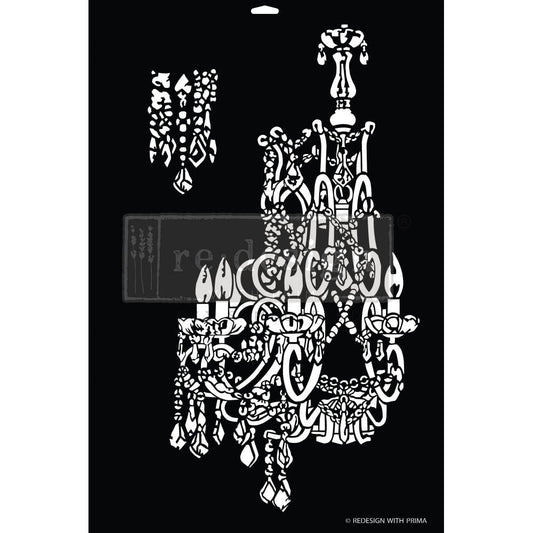 Empire Chandelier - Decor Stencil by Redesign with Prima!