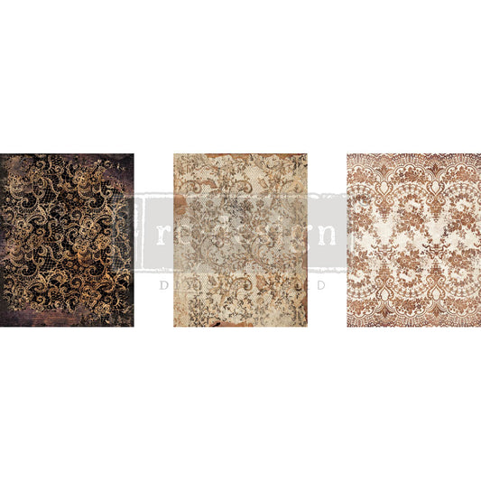 Delicate Lace - Rub-On Decor Middy-Transfer by Redesign with Prima!