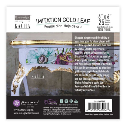 Gold Leaf - Kacha - 25 Sheets