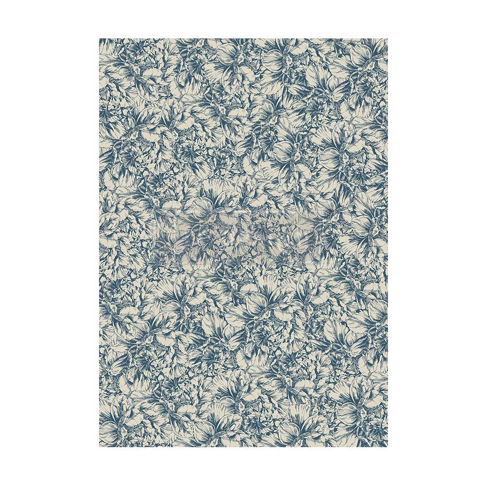 Blue Wallpaper  – A1 Decoupage Fiber Paper