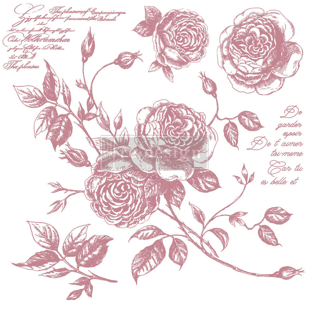 Romance Roses – Decor Stamps by Redesign with Prima!