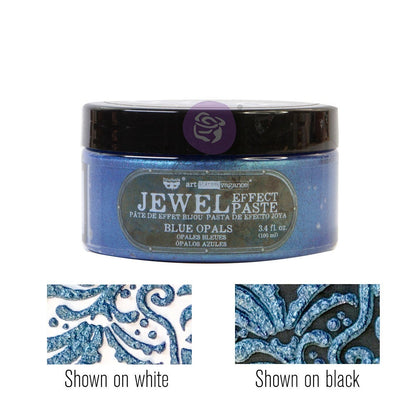Blue Opal Art Extravagence Jewel Texture pastes, sparkly paste, stencil paste