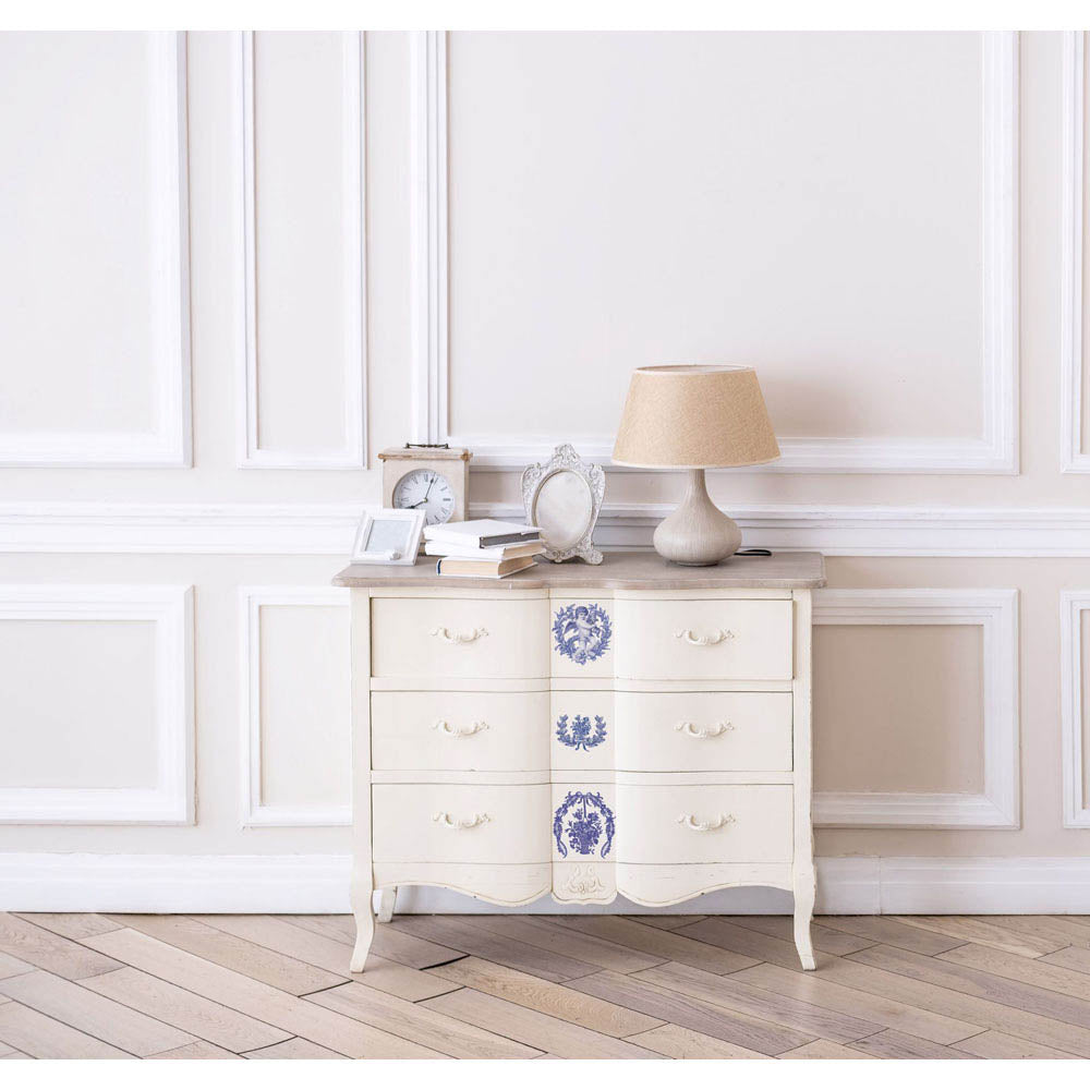 French Blue - Rub-On Furniture Decal Mini-Transfer by Redesign with Prima!