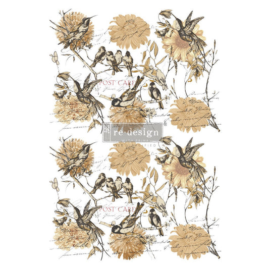 Vintage Rustic Decor Transfer by Redesign with Prima