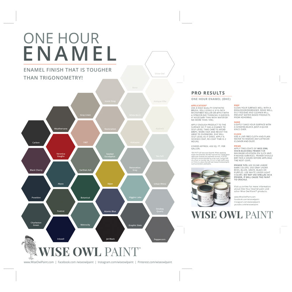 One Hour Enamel Paint, Quarts