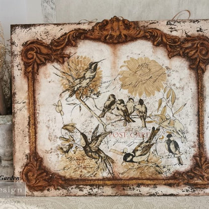 Vintage Rustic Decor Transfer by Redesign with Prima