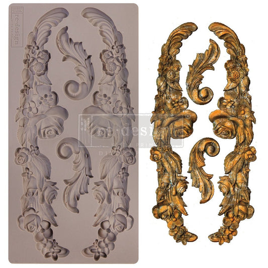 Delicate Floral Strands - Decor Mould