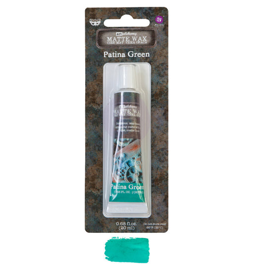 Patina Green Matte Wax paste - Decor wax by Art Alchemy!
