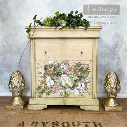 Anthurium - Rub-On Furniture Decal Transfer by Redesign with Prima!