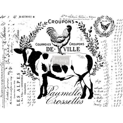 Farm Delights transfer by redesign with Prima! Furniture decal transfer!