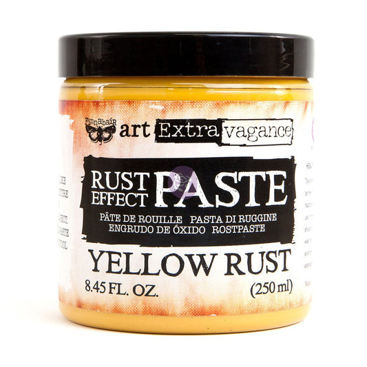 Yellow Rust Paste - Finnabair Art Extravagance Rust Effect - Redesign with Prima