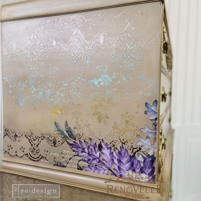 Distressed Wallpaper - Stencil 18×21 by Redesign with Prima!