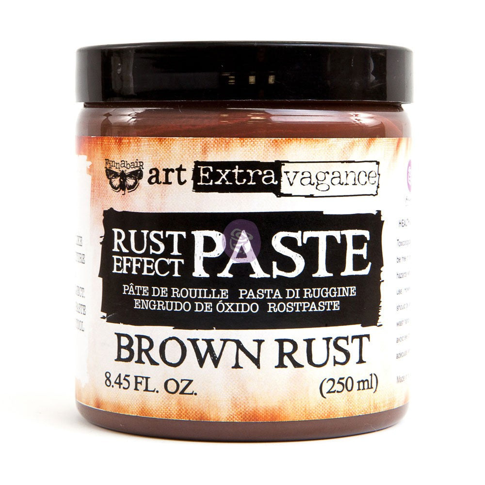 Brown Rust Paste - Finnabair Art Extravagance Rust Effect - Redesign with Prima