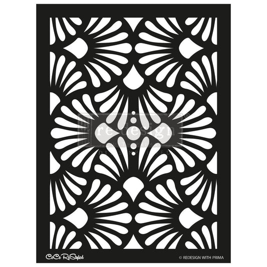 CECE Modern Deco Stencil 18×25 by redesign with Prima