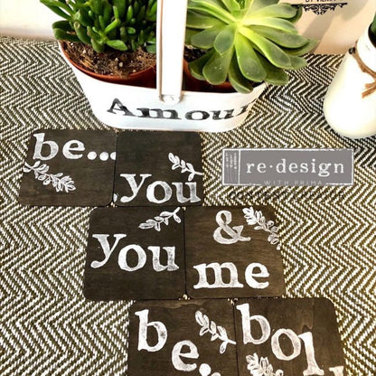 Alpha Decor Stamps! by ReDesign with Prima!
