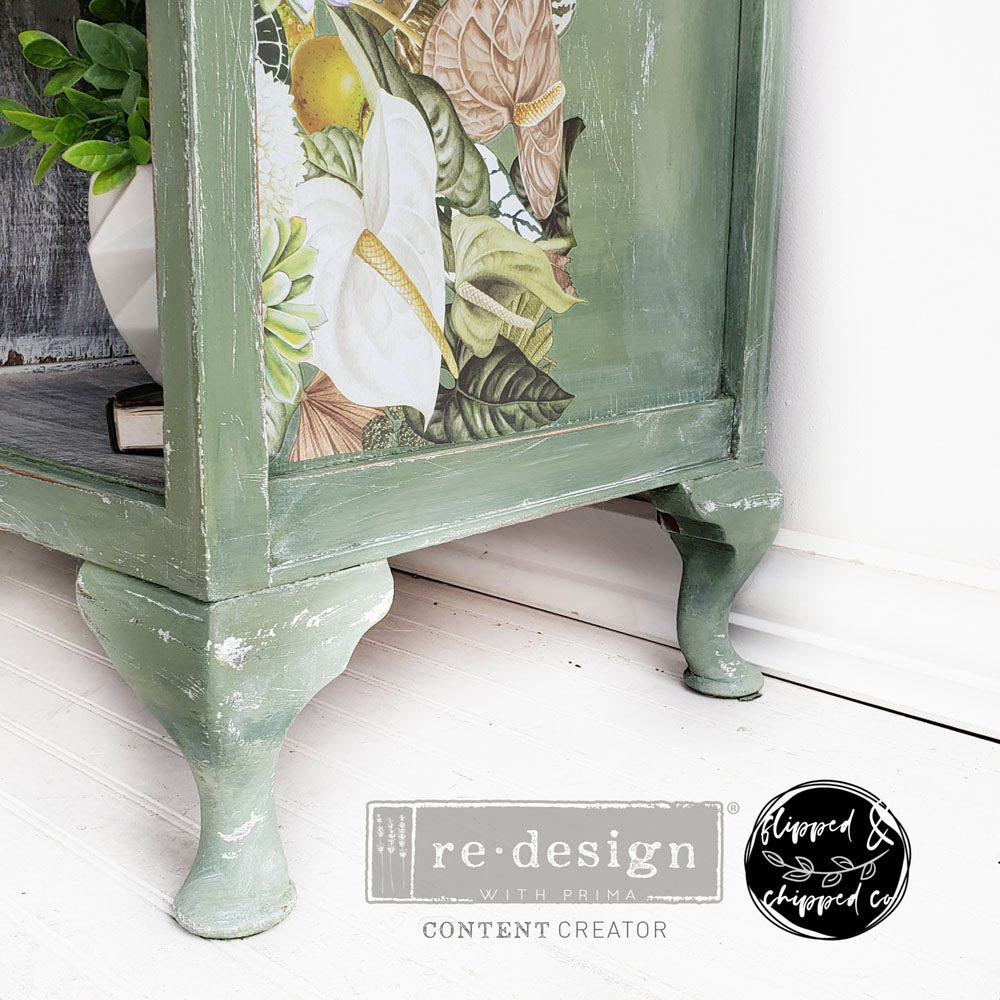 Anthurium - Rub-On Furniture Decal Transfer by Redesign with Prima!