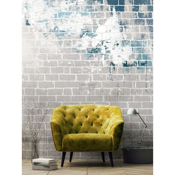 Vintage Brick - 3D Stencil 23" x 24" by Redesign with Prima!