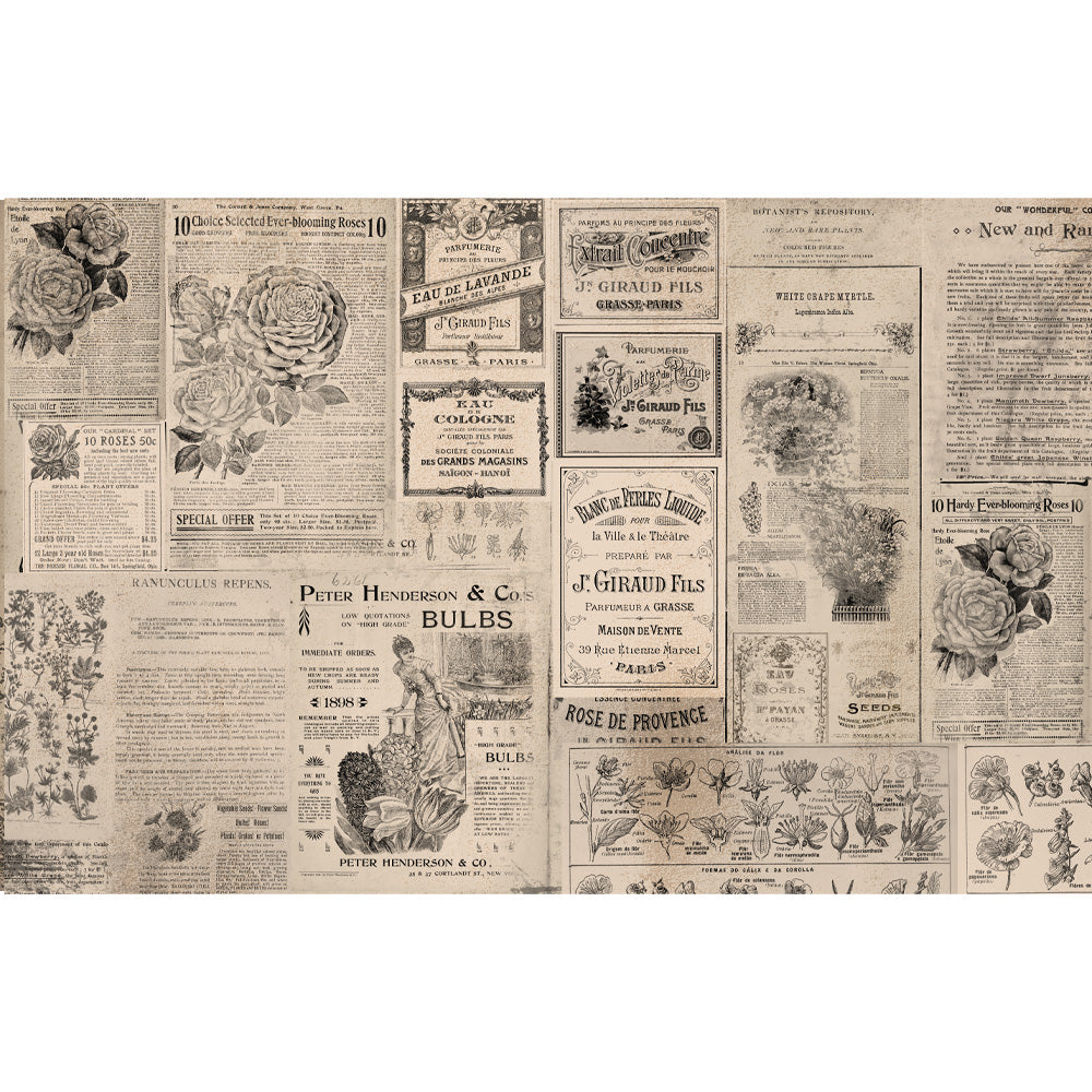 Newsprint - Decoupage Paper