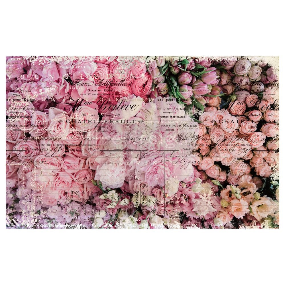 Flower Market - Decoupage Paper
